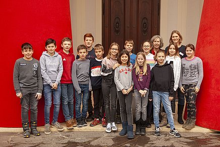Programm Mensch-Portrait, SchülerInnen des Privat-Gymnasiums Pindl