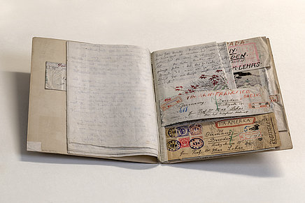 Briefe und Karten von Emil Orlik an Max Lehrs Band 3: September 1900-Februar 1901, Album mit 7 Briefen und 9 Karten