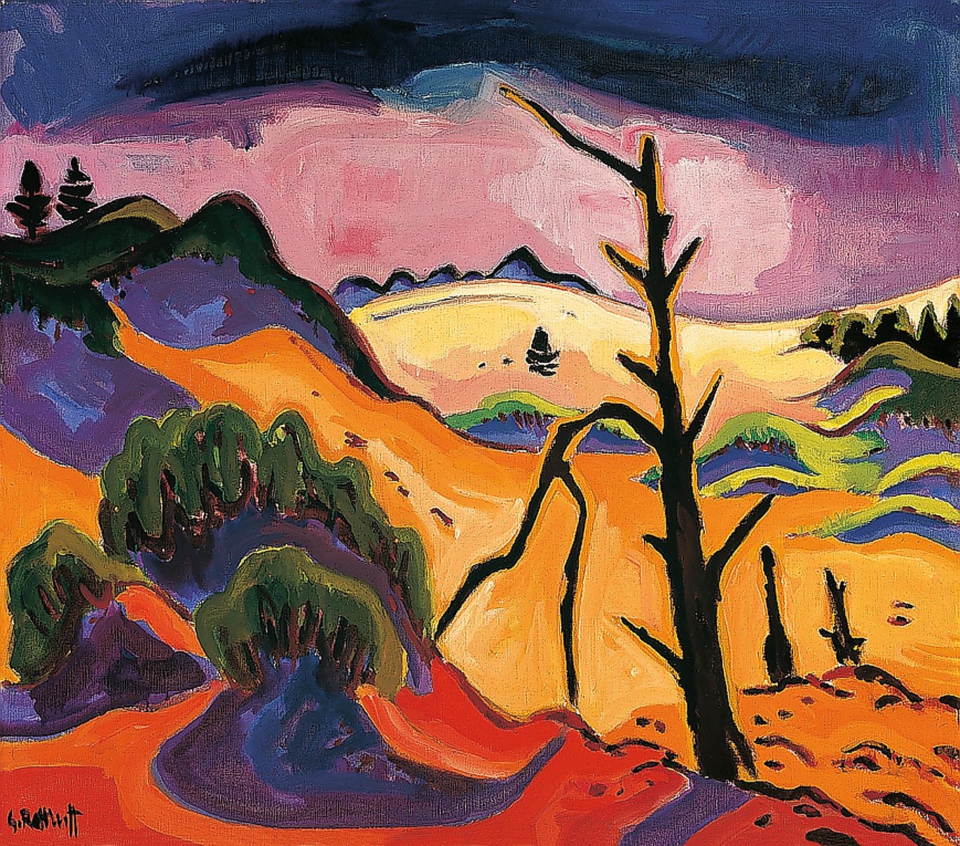 Landschaft Schmidt Rottluff Kostenloser Miladinsight Landschaft Schmidt Rottluff Kostenloser Miladinsight